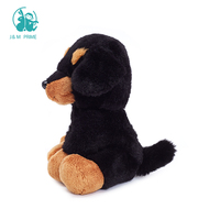 Poupée Rottweiler souple personnalisée en peluche Jouet adorable pour bébé avec rembourrage en coton PP