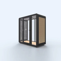 Cabine téléphonique insonorisée, Pod de bureau, Studio d'enregistrement mobile, Cabine acoustique pour la maison, Salle de batterie, Diffusion en direct, Villa extérieure
