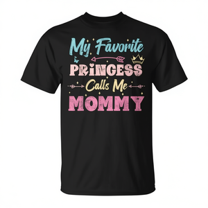Mi princesa favorita me llama mamá, camiseta, regalo para madre, diseño retro - Product Image 2