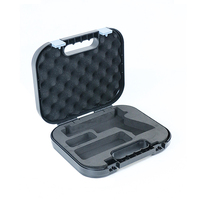 Boîte de rangement portable en plastique rigide avec système de verrouillage facile pour les voyages, les ateliers et l'organisation à domicile