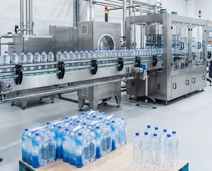 <span class=keywords><strong>Ligne</strong></span> de production d'eau en bouteille semi-automatique économique avec alimentateur de bouchons automatique de qualité professionnelle – Usine d'eau robuste à retour sur investissement élevé - Product Image 1