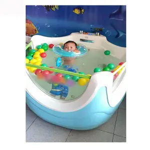 皇冠风格丙烯酸婴儿游泳水疗浴缸