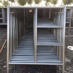 Good Quality Cheap Steel Scaffoldings Ladder Frame Construction Scaffolding Mason Step Ladders Frame - Product Image 4