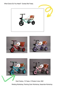 थोक चीन में किए गए बच्चों डबल सीट Tricycle बच्चों को साइकिल बच्चे Tricycle 2 सीटें बच्चों बाइक साइकिल बच्चे तिपहिया
