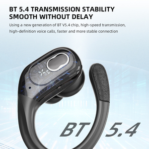 หูฟังไร้สายคุณภาพสูง BT5.4 TWS สเตอริโอแท้สำหรับเล่นเกม พร้อมระบบตัดเสียงรบกวน หูฟังออกกำลังกายไร้สาย - Product Image 5