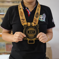 Haute Qualité Fait Sur Commande Medallas Artisanat Or Métal Spin Médailles de Collection pour le Sport Boursier