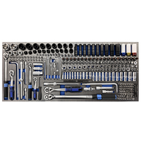 Juego de Herramientas Mecánicas de Acero CR V de 760 Piezas, Juego Completo de Herramientas para Reparación de Automóviles con Bandejas de Almacenamiento EVA para Taller y Garaje