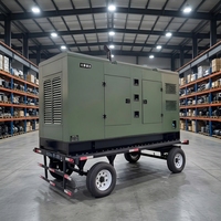Générateur diesel 25 kVA-250 kVA avec démarrage automatique et ATS, type silencieux mobile