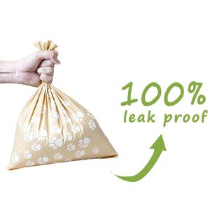 Bolsas Biodegradables para Desechos de Perros Hechas a Medida con Almidón de Maíz+PLA+PBAT, con Asa Tipo Chaleco, Impresión Flexográfica y Color Personalizado - Product Image 4