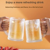 Gobelet isotherme double paroi Xuzhen avec gel réfrigérant intégré pour boissons froides d'été et bière