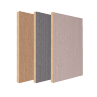 Panneaux de mélamine durables de qualité E0 E1, 4x8 pieds, finition brillante texturée, laminés pour meubles d'intérieur, armoires et solutions de rangement
