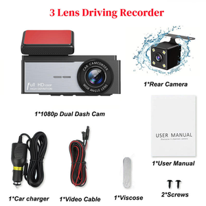 4K Ultra HD <span class=keywords><strong>3</strong></span>-Kanal Dashcam 170 °   Weitwinkel-Doppellinsen-WLAN-Autokamera mit <span class=keywords><strong>2</strong></span>-Zoll-IPS-Bildschirm, Nachtsicht, App-Steuerung und <span class=keywords><strong>Loop</strong></span>-Aufnahme - Product Image 6