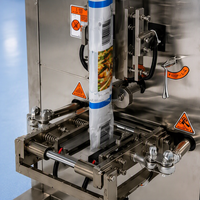 Machine de remplissage automatique de liquides/pastes en acier inoxydable de haute précision certifiée CE pour sachets/sacs/emballages en feuille d'aluminium