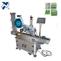 Machine d'étiquetage de fermeture de conteneurs NY-817S pour lingettes démaquillantes en papier humide pour bébé avec couvercle de capuchon de distribution de sachets