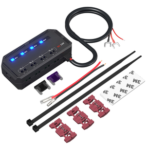 バイク用 クイック配線ヒューズボックス バッテリー保護機能付 ジャンクションボックス - Product Image 1