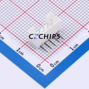 W2001100-5PW2113 Wire-to-Board Pin Header Bent Lead Through Hole,P=2mm Connector 1x5P 2mm Right Angle Insert PH - Product Image 1