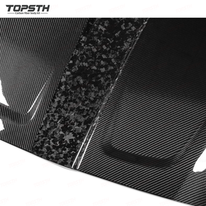 Capó de fibra de carbono seco para <span class=keywords><strong>BMW</strong></span> G80 M3 G82 M4 2020-2024 PT estilo ligero cubierta de capó de motor actualización Exterior - Product Image 4