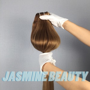 Extensions de cheveux humains queue de cheval, cheveux vierges Remy, double épaisseur, queue de cheval à cordon, ondulée et volumineuse, aspect naturel, facile à poser - Product Image 5