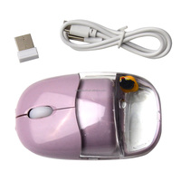 Design créatif Pingouin 3D flottant rechargeable et modèle Bluetooth Souris optique sans fil 2.4G sans fil