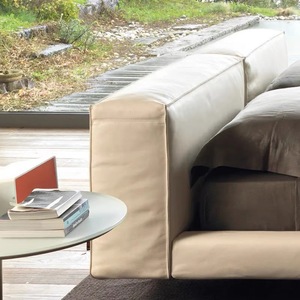 Lit doux en velours personnalisé de luxe moderne et léger mobilier de chambre à coucher villa et <span class=keywords><strong>manoir</strong></span> lit en cuir - Product Image 2