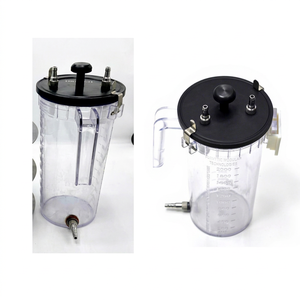 Recipiente de Acero Inoxidable Autoclavable de 2000 ml para Recolección Manual de Grasa, Certificado CE Clase I para Uso Quirúrgico en Liposucción - Product Image 1