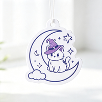 Désodorisant de voiture en papier en forme de chat ou de canard avec logo personnalisé en forme d'animal