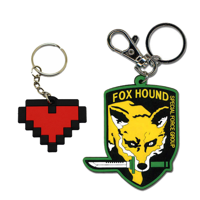 Factory Manufacturer Rubber Silicone PVC Keychain