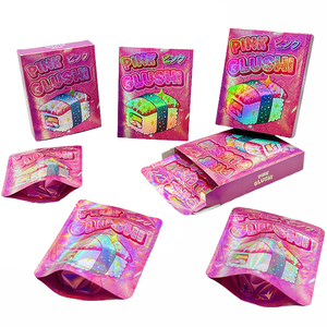 Kotak Kemasan Snack Plastik Mylar Desain Baru 3.5g Die Cut 350g Holografik dengan Kantong 3.5g Siap Kirim - Product Image 4
