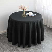 Nappe Ronde Blanche Personnalisée en Polyester de 120 Pouces pour Événements Extérieurs, Fêtes, Banquets et Mariages – Vente en Gros