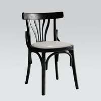 Combinaison Table et Chaises de Café en Bois Style Rétro Américain Moderne, Mobilier de Restaurant pour Salons de Thé, Cafés Internet et Gîtes Occidentaux