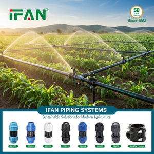 IFAN Fabrika Satışı PP Kompresyon Bağlantı Parçaları Sulama Sistemi 20mm 25mm 32mm Tüm Tipler Hdpe Boru Bağlantı Parçaları - Product Image 5