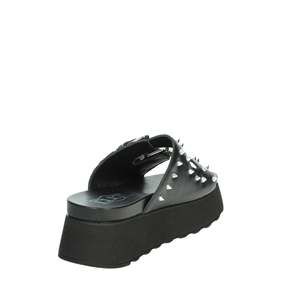 Cult Women's Wedge Slipper CLE104357 Black Platform <b>Sandals</b> - Product Image 3