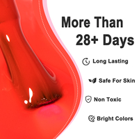 Kit de vernis à ongles en gel UV LED HONEY GIRL 48 couleurs, 15 ml, écologique, végan, couleurs fluorescentes néon pour salon et usage domestique