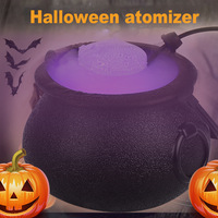 Brumisateur avec LED, humidificateur d'air, pour fête d'halloween, brumisateur, maison hanssée, décoration