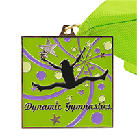 Médaille de sport personnalisée en métal avec logo, idéale pour la musique, la danse, la gymnastique, avec ruban – Fabrication sur mesure en usine