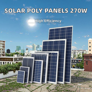 Système d'énergie <span class=keywords><strong>solaire</strong></span> photovoltaïque Sunfield tout noir en silicium polycristallin pour maison connectée au réseau OEM 270W-370W, <span class=keywords><strong>panneau</strong></span> <span class=keywords><strong>solaire</strong></span> à haute efficacité 20,5% - Product Image 2