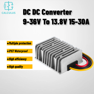 Convertidor Elevador/Reductor de Corriente de Alta Potencia 9-36V a 13.8V, Venta al por Mayor, 15A 20A 25A 30A, Convertidor de 12V 24V a 13.8V - Product Image 1