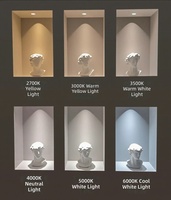 Vente en gros d'éclairage intérieur moderne, lumière LED encastrée au plafond en aluminium blanc neutre 4000K, projecteur, garantie 5 ans, indice de protection IP20
