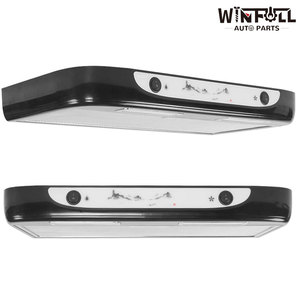 Hotte de cuisine 12V en acier inoxydable avec filtre à mailles pour camping-car et caravane, avec éclairage et interrupteur à bouton - Product Image 2