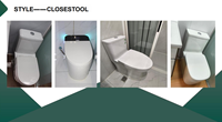 Toilettes portables écologiques en acier modernes et personnalisables pour hôpital, école, utilisation en extérieur