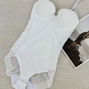 Completo Denim Casual da Donna Peeqi per l'Autunno, Body Senza Maniche e Pantaloncini in <span class=keywords><strong>Jeans</strong></span>, Set Due Pezzi Taglie Forti - Product Image 3