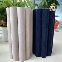 Décoration Pliable Suede-like Tissu Dôme Demi-Rond Tambour Panneau de Bois Décoration Bois Intérieur 3d Panneau Mural en Bois
