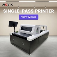 Impresora Digital Renovix A3 a Base de Agua de Una Sola Pasada, Equipada con Cabezal de Impresión H%P para Impresión Directa en Bolsas de Papel, Cajas de Pizza y Servilletas