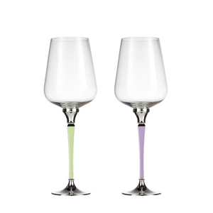<strong>Champagne</strong> <strong>Flutes</strong> Glass Type and Stocked Feature <strong>Champagne</strong> Glasses Colored Stem - Product Image 2