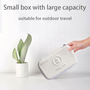 Hard Shell Portable Toiletry Bag Makeup Bag Travel Cosmetic Bag <b>Case</b> Package for Travel Beauty Cosmetic Products - Product Image 4