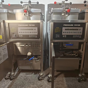 Friteuse commerciale à gaz et électrique PFE-600/PFG-600 pour poulet et fast-food / Cuiseur professionnel pour friture - Product Image 1