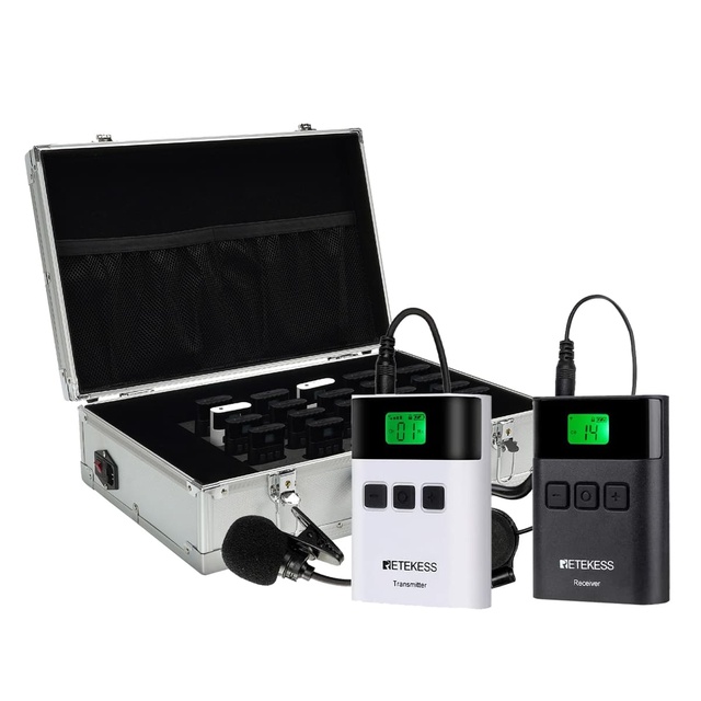 Type-C 2.4GHz Wireless Tour Guide System Transmitter Receiver for Traveling Museum Visit Conference Retekess TT122