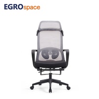 EGROspace fabrique des chaises de bureau ergonomiques pivotantes modernes avec accoudoirs et soutien lombaire.