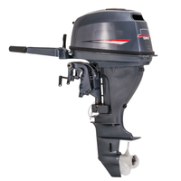 Moteur hors-bord 15 CV à refroidissement par eau, 4 temps, pour bateau pneumatique et de pêche - Vente chaude