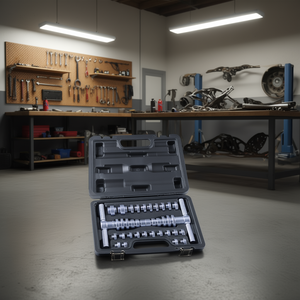 Juego de 25 piezas de herramientas de instalación y extracción de rodamientos de aleación de aluminio de alta resistencia, con selladores de carreras, bujes y llaves para vehículos - Product Image 2